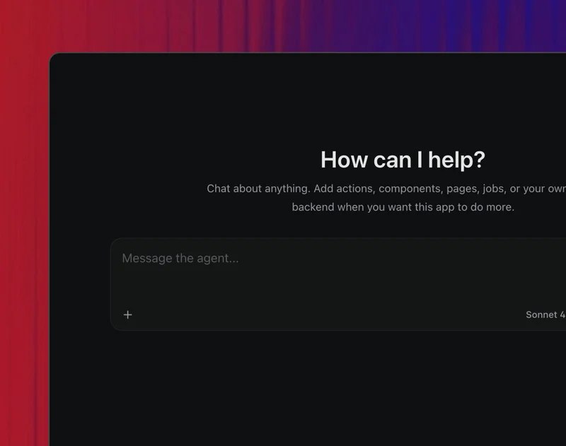 Agent-Native Chat template — minimal ChatGPT-style app for your own agent