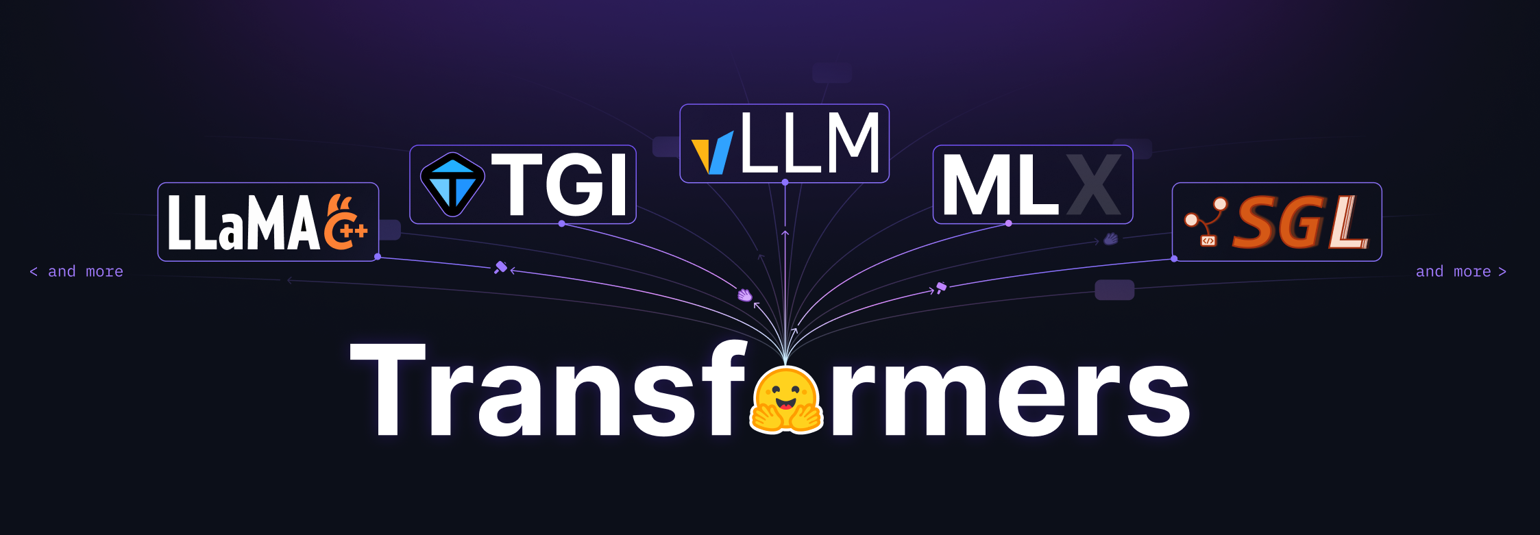 HuggingFace Transformers — hệ sinh thái LLaMA / TGI / vLLM / MLX / SGL