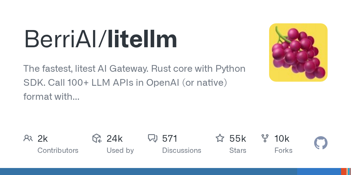 LiteLLM 架构图